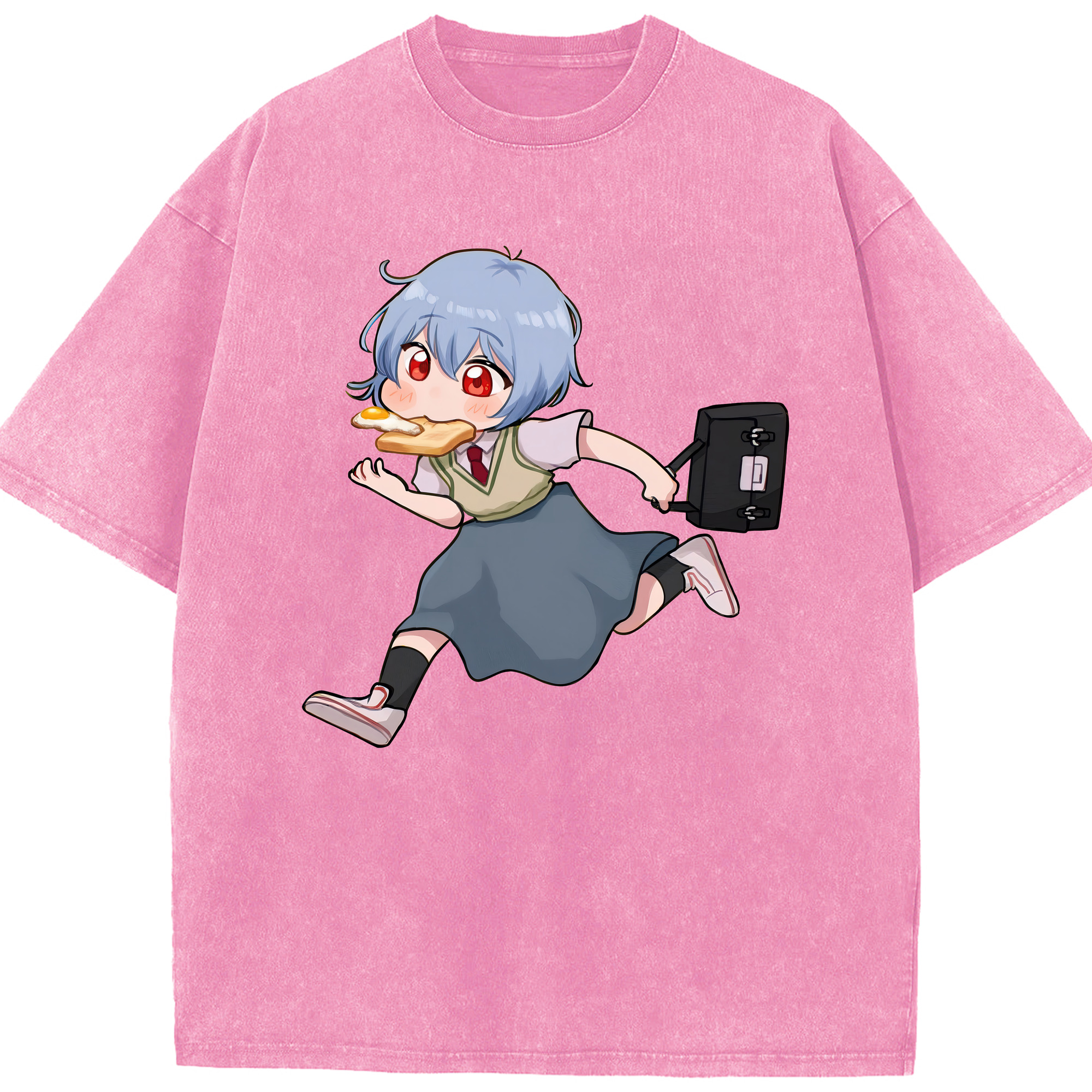 （画像用） EVA 新世紀エヴァンゲリオン 綿100% ヴィンテージ風 半袖Tシャツ（フロントプリント）